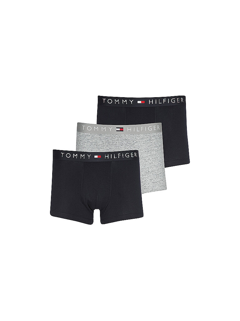 Trunk "3P TRUNK WB", Damen, Gr. XL (54), 3 Stk., desert sky, grau htr, desert sky, Jersey, Obermaterial: 95% Baumwolle, 5% Elasthan, TOMMY HILFIGER UNDERWEAR, körpernah, Unterhosen, mit Logobund 2
